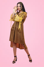 Load image into Gallery viewer, Organza Sleeve one piece