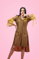Load image into Gallery viewer, Organza Sleeve one piece