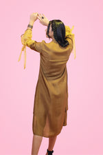 Load image into Gallery viewer, Organza Sleeve one piece
